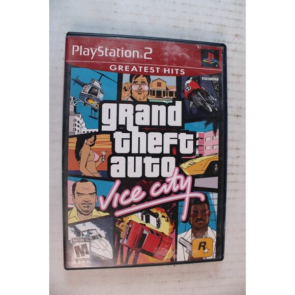 Grand Theft Auto Vice City (Sony Playstation 2, PS2) Authentic, tested/works - Picture 1 of 9
